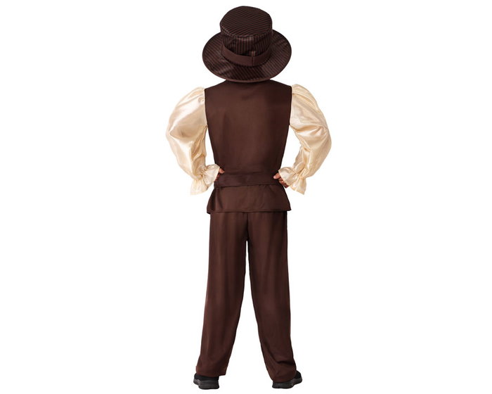 BigBuy Carnival Déguisement Steampunk pour Enfant - 3-4 Ans - Marron
