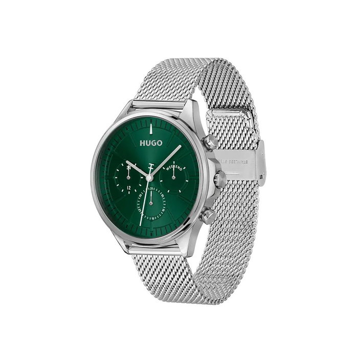HUGO Montre Analogique 1530409 Gris et Vert
