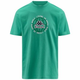 T-shirt à manches courtes homme Kappa Gunno Tbar Bleu Vert