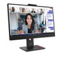 Lenovo ThinkVision T24-4v Moniteur 23.8 pouces IPS Full HD, caméra 5 MP, haut-parleurs, HDMI, DisplayPort, USB, écran professionnel noir