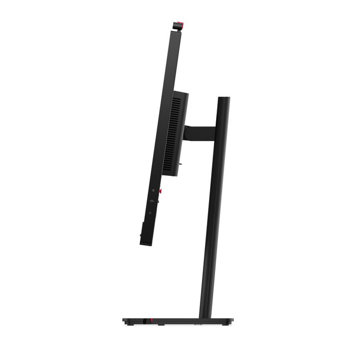 Lenovo ThinkVision T24-4v Moniteur 23.8 pouces IPS Full HD, caméra 5 MP, haut-parleurs, HDMI, DisplayPort, USB, écran professionnel noir
