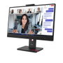Lenovo ThinkVision T24-4v Moniteur 23.8 pouces IPS Full HD, caméra 5 MP, haut-parleurs, HDMI, DisplayPort, USB, écran professionnel noir