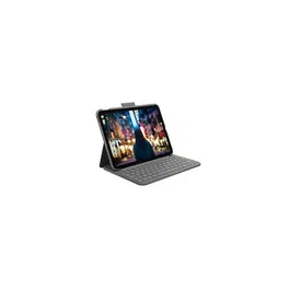 Logitech Slim Folio - Étui clavier sans fil pour iPad 10e génération (A16) - Gris Oxford