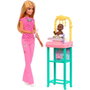 Barbie Coffret Barbie Pédiatre - Poupée Blonde et Bébé