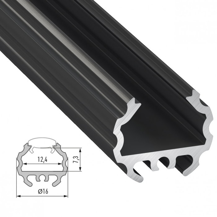 Profilé Aluminium Type MICO 2,02M - Brut Profilé Aluminium Type MICO 2,02M - Brut