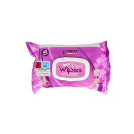 NAYECO VET Lingettes pour chat Organic Mauve, 40 unités