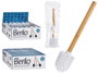 Berilo Brosse Bambou Blanc Marron 8x35x8 cm (Set de 24)