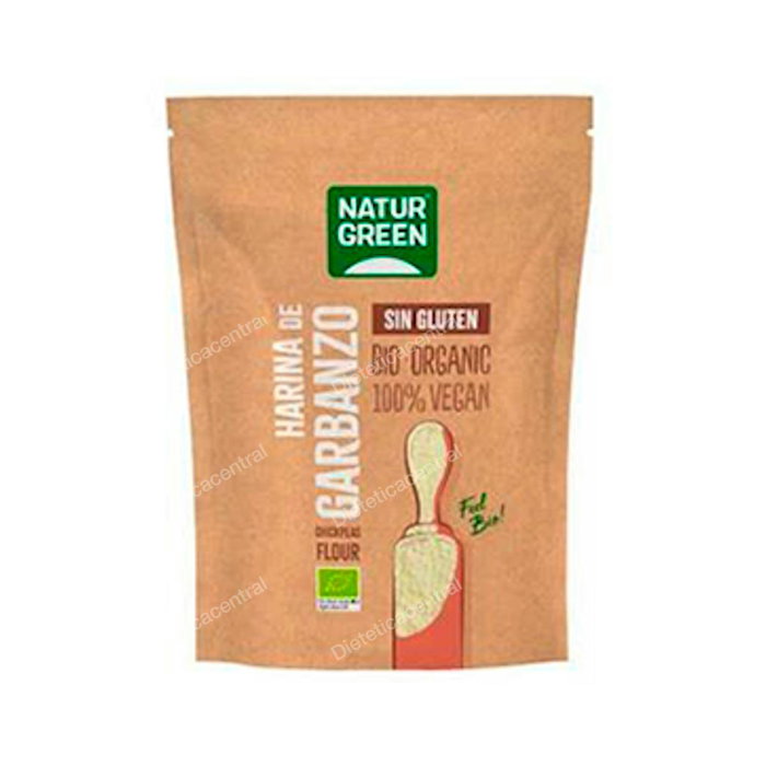 Naturgreen Farine De Pois Chiches 500g Biologique Vegan Sans Gluten Naturgreen Farine De Pois Chiches 500g Biologique Vegan Sans Gluten