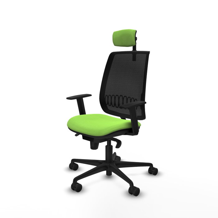 Piqueras Y Crespo Chaise de bureau Alares, Pistacho et Noir