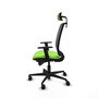 Piqueras Y Crespo Chaise de bureau Alares, Pistacho et Noir