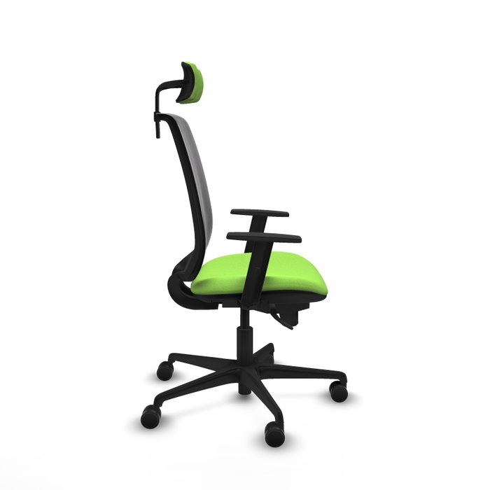 Piqueras Y Crespo Chaise de bureau Alares, Pistacho et Noir