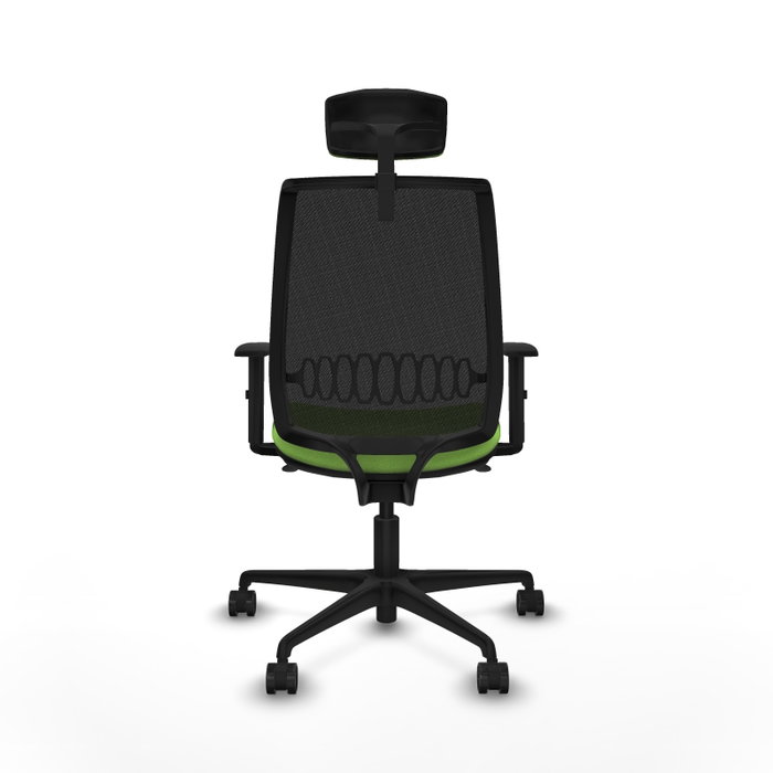 Piqueras Y Crespo Chaise de bureau Alares, Pistacho et Noir