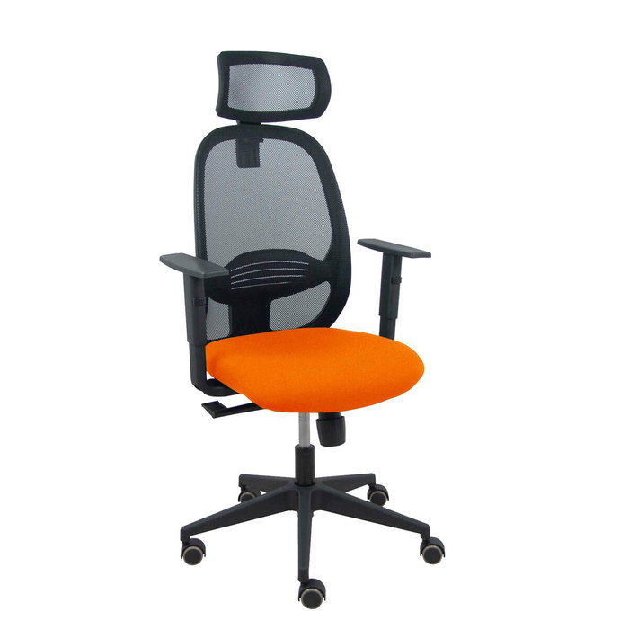 Piqueras y Crespo Chaise de bureau Cilanco, Orange foncé/Noir, Mécanisme Synchrone Piqueras y Crespo Chaise de bureau Cilanco, Orange foncé/Noir, Mécanisme Synchrone
