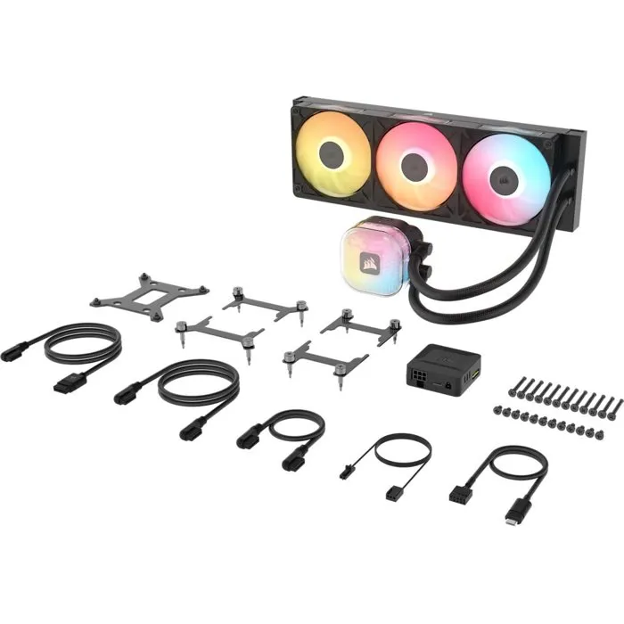 Corsair iCUE LINK TITAN II 360 RX RGB 360mm Noir Corsair iCUE LINK TITAN II 360 RX RGB 360mm Noir