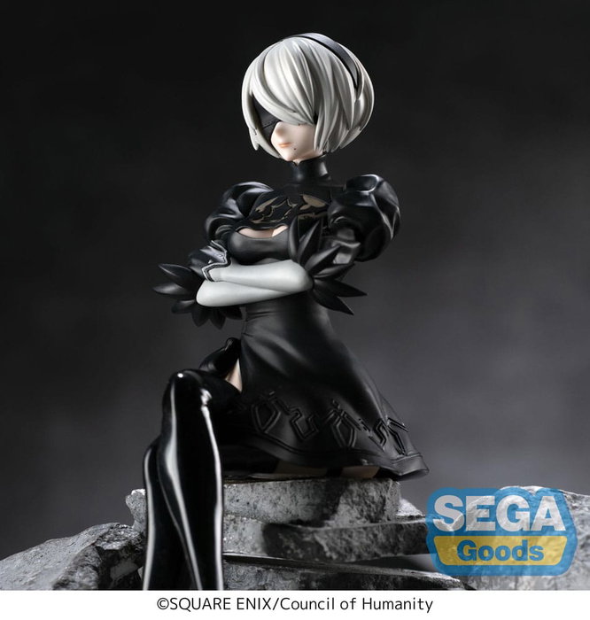 NieR:Automata Ver1.1a statuette PVC PM Perching 2B 13 cm