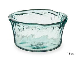 GIFTDECOR Vase en verre recyclé PISA Transparent