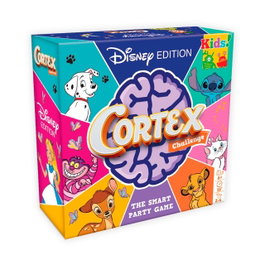 Asmodee Cortex Kids Édition Disney - Jeu de Cartes de Défis Cérébraux pour Enfants à Partir de 6 Ans - Stimule Mémoire, Logique et Réflexes