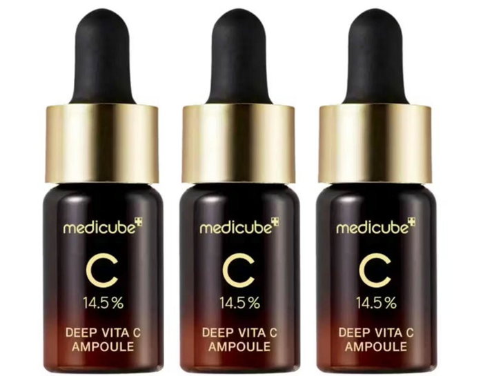 Medicube Deep Vita C Lotion Tonique Éclaircissante Visage et Cou - Ensemble de 3 unités 30g Medicube Deep Vita C Lotion Tonique Éclaircissante Visage et Cou - Ensemble de 3 unités 30g