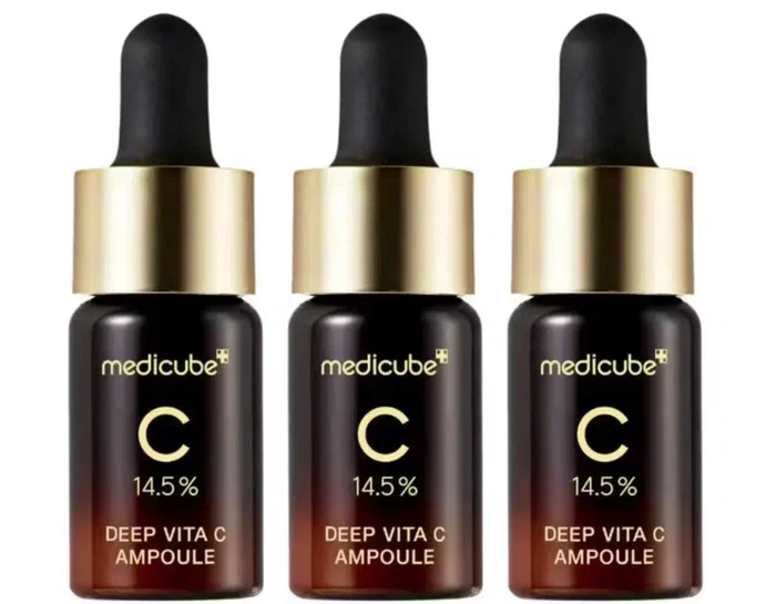 Medicube Deep Vita C Éclaircissement, Ensemble de Lotion Tonique pour le Visage et le Cou - 3 pcs Medicube Deep Vita C Éclaircissement, Ensemble de Lotion Tonique pour le Visage et le Cou - 3 pcs