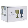 Set de Verres Home ESPRIT Bleu Verre 260 ml (6 Unités)