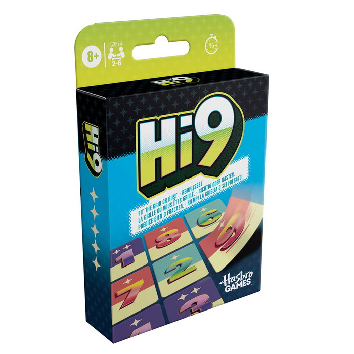 Hasbro Games - Jeu de cartes Hi9 G3574 - Jeu de placement et de prédiction numérique - Version en espagnol - À partir de 8 ans Hasbro Games - Jeu de cartes Hi9 G3574 - Jeu de placement et de prédiction numérique - Version en espagnol - À partir de 8 ans