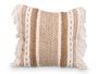 GIFTDECOR Lot de 6 coussins esparto beige 45 x 45 cm