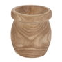 BigBuy Garden Set de 3 cache-pots en bois de paulownia Naturel