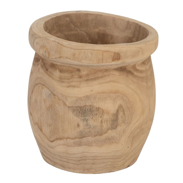 BigBuy Garden Set de 3 cache-pots en bois de paulownia Naturel BigBuy Garden Set de 3 cache-pots en bois de paulownia Naturel
