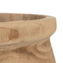 BigBuy Garden Set de 3 cache-pots en bois de paulownia Naturel