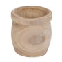 BigBuy Garden Set de 3 cache-pots en bois de paulownia Naturel