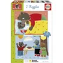 Educa - Ensemble de 2 Puzzles 20 Pièces Petit Ours Brun - Puzzle en Carton Recyclé pour Enfants Dès 4 Ans (28 x 20 cm)