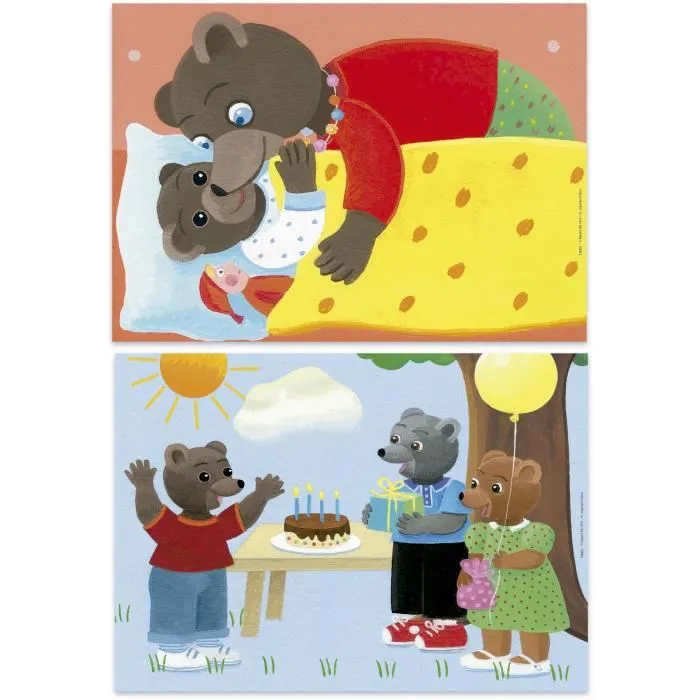 Educa - Ensemble de 2 Puzzles 20 Pièces Petit Ours Brun - Puzzle en Carton Recyclé pour Enfants Dès 4 Ans (28 x 20 cm) Educa - Ensemble de 2 Puzzles 20 Pièces Petit Ours Brun - Puzzle en Carton Recyclé pour Enfants Dès 4 Ans (28 x 20 cm)