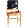 Jeujura Grand établi de bricolage en bois avec accessoires et coffre de rangement - Table de jeu pour enfant à partir de 3 ans (47 x 30 x 93 cm)