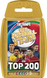 Winning Moves World Football Stars jeu de cartes 200 Pack 6 Allemand