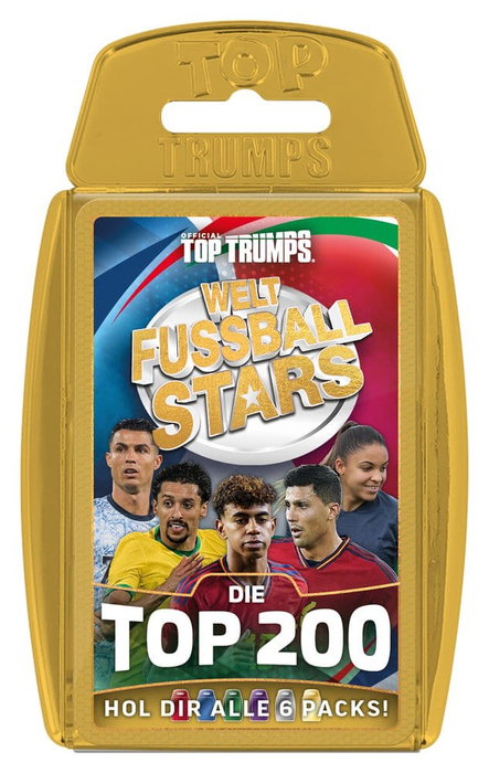 Winning Moves World Football Stars jeu de cartes 200 Pack 6 Allemand