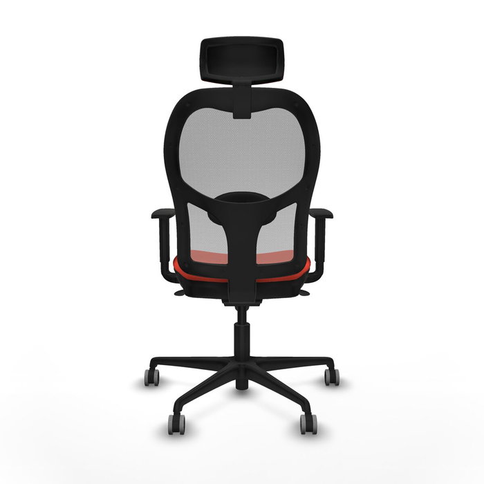 Piqueras y Crespo Chaise de Bureau avec Appui-tête 1D036G2 Orange Foncé