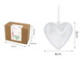 Innspiro Pack de 12 cœurs en plastique transparent 8 cm