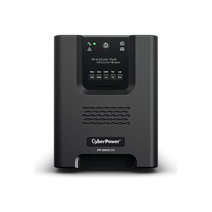 CyberPower PR1000ELCD Onduleur, 1000 VA / 600 W, Format Tour, 6 Prises, USB, Garantie 3 Ans