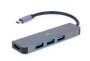 Hub USB GEMBIRD A-CM-COMBO2-01 Gris