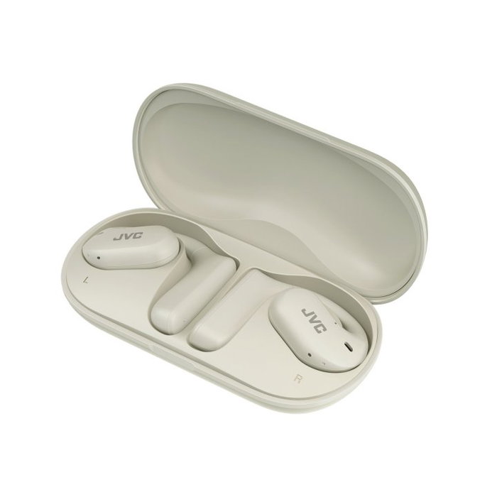 JVC HA-NP35T-W-U Écouteurs True Wireless Bluetooth 5.1 Blancs IPX4 Sport avec Étui de Charge