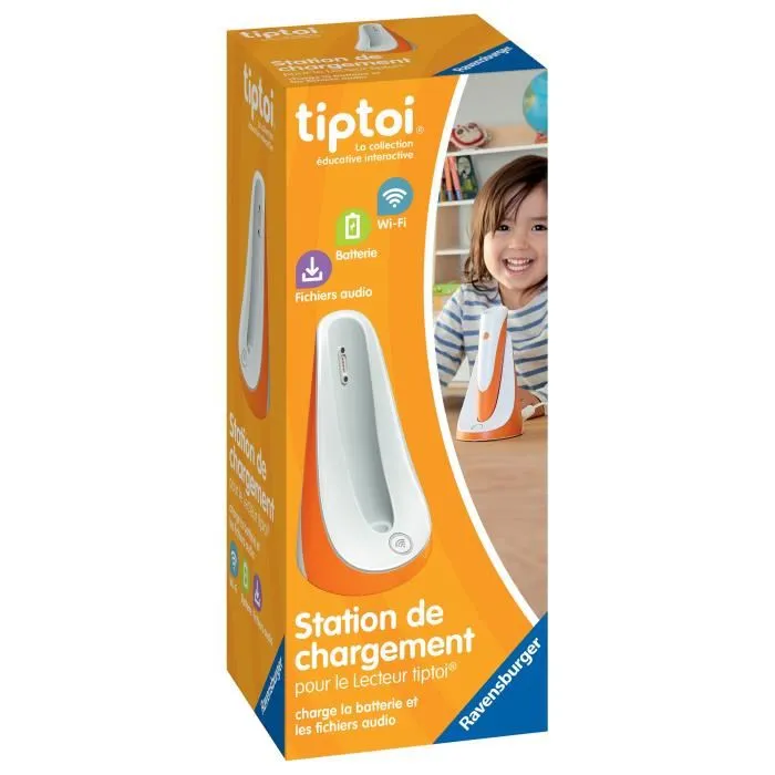 Ravensburger tiptoi Station de Chargement 00179 - Jeu Éducatif Électronique Sans Écran, Version Française, à Partir de 3 Ans Ravensburger tiptoi Station de Chargement 00179 - Jeu Éducatif Électronique Sans Écran, Version Française, à Partir de 3 Ans