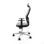 Piqueras y Crespo Chaise de Bureau 1D086N1 Gris clair