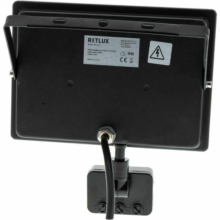 Retlux Projecteur LED RSL 247 avec détecteur de mouvement, Noir