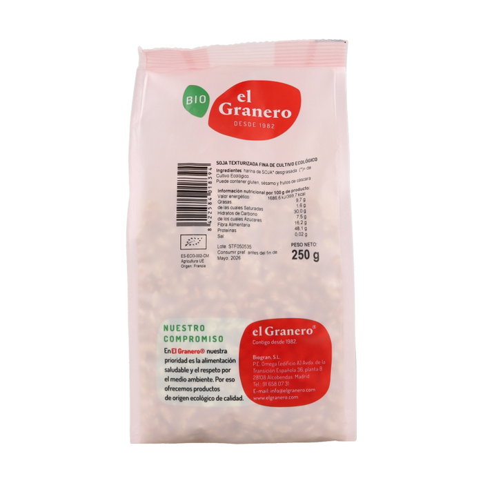 EL GRANERO Soja texturisée fine BIO 250g EL GRANERO Soja texturisée fine BIO 250g