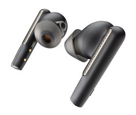 Poly Voyager Free 60/60+ Écouteurs Intra-Auriculaires True Wireless Noir avec Réduction de Bruit - Certifiés Microsoft Teams (2 Pièces)