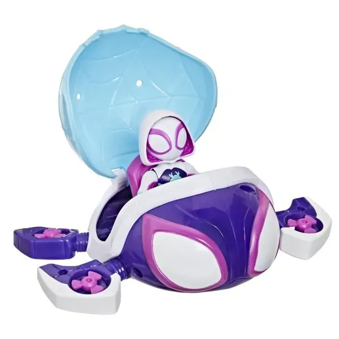 Hasbro Marvel Spidey et ses Amis Extraordinaires - Figurine et Véhicule Tortue Fantôme Ghost-Spider avec Water-Webs, Jouet dès 4 ans Hasbro Marvel Spidey et ses Amis Extraordinaires - Figurine et Véhicule Tortue Fantôme Ghost-Spider avec Water-Webs, Jouet dès 4 ans