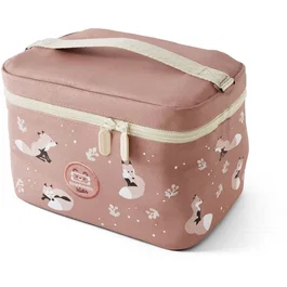 Monbento Sac repas isotherme enfant Frosty 5L motif Fox - Lunch box, transport et personnalisation prénom, poche intérieure zippée