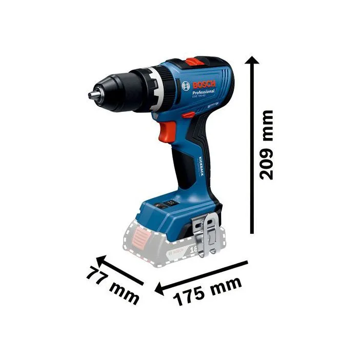 Bosch Professional - COMBO GSB 18V-65 & GWS 18V-8 - Kit 2 outils 18V avec 2 batteries 4,0Ah GBA et chargeur GAL 18V-40