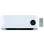 Alpina CH-2012 Radiateur soufflant mural 2000 W Blanc 42x10,5x17,5 cm avec télécommande et minuterie