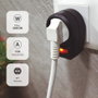 GSC Evolution Multiprise simple avec interrupteur Noir